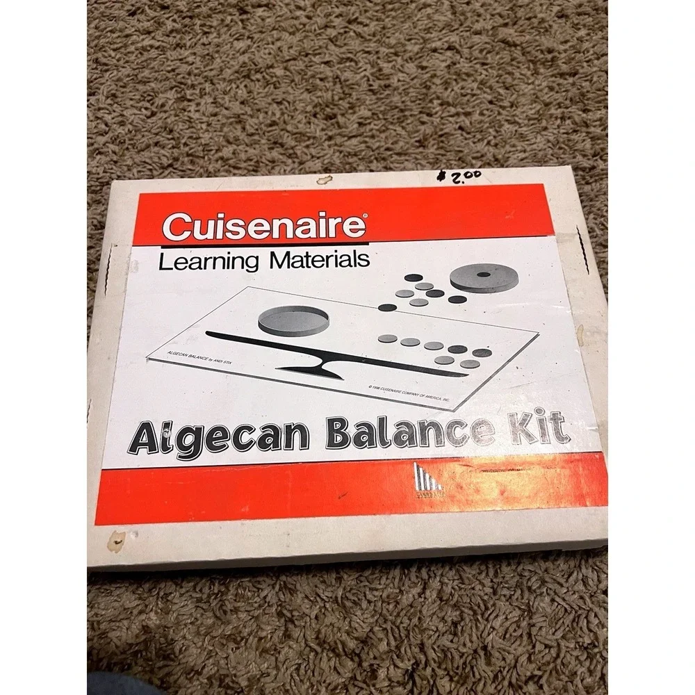 Student Algecan Balance Kit in box W/Instructions‎ CUISENAIRE Stem Variables New